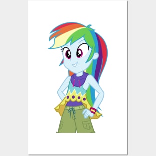 Boho-chic Rainbow Dash Posters and Art